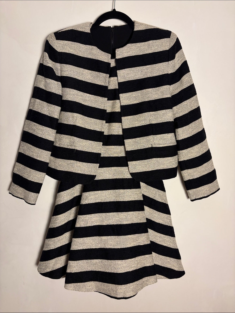 Alice + Olivia Chase Pleat Dress & Kidman Jacket Set - Size 4 / Small